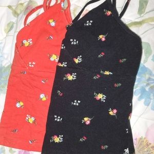 2 - forever 21 crops tops